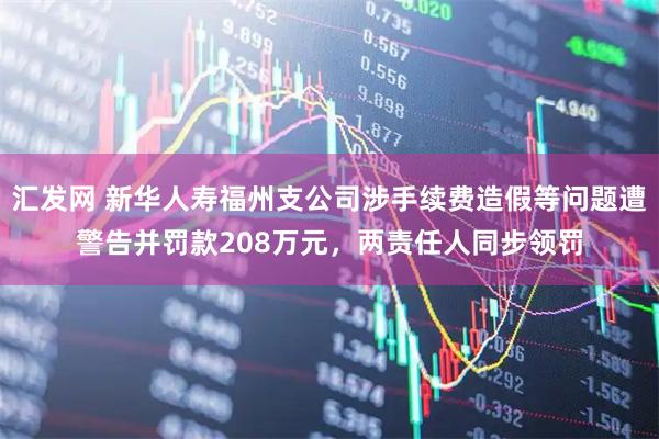 汇发网 新华人寿福州支公司涉手续费造假等问题遭警告并罚款208万元，两责任人同步领罚